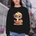 Adorable Book Lover Ostrich With Reading Glasses Cute Youth Crewneck Sweatshirt Adorable Book Lover Ostrich With Reading Glasses Cute Youth Crewneck Sweatshirt