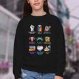 Ally Anti Trump Liberal BLM Love Is Love Banned Books Icons Youth Crewneck Sweatshirt