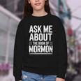 Ask Me About The Book Of Mormon Youth Crewneck Sweatshirt