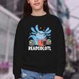 Axolotl Read Book Kawaii Reading Books For Men Women Youth Crewneck Sweatshirt Axolotl Read Book Kawaii Reading Books For Men Women Youth Crewneck Sweatshirt