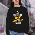 Best Book Sorter Job Occupation Youth Crewneck Sweatshirt