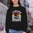 I LIKE BIG BOOKS AND I CANNOT LIE Book Lover Print Youth Crewneck Sweatshirt
