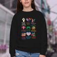 BLM Human Rights Feminism Trans Science Books LGBTQ Kindness Youth Crewneck Sweatshirt