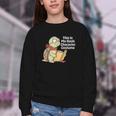 This Is My Book Character Costume Turtle Kids Reading Youth Crewneck Sweatshirt