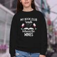 My Book Club Reads Between The Wines Bookworm Humor Youth Crewneck Sweatshirt My Book Club Reads Between The Wines Bookworm Humor Youth Crewneck Sweatshirt
