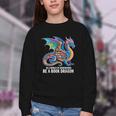Be a Book Dragon Reading Youth Crewneck Sweatshirt