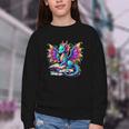 Book Dragon Reading Youth Crewneck Sweatshirt