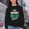 Book Fair Queen Literature School Book Fair Event Youth Crewneck Sweatshirt