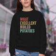 Book Lover Austen Literature What Excellent Boiled Potatoes Youth Crewneck Sweatshirt