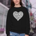 Book Lover Heart Shape Reading Librarian Library Teacher Youth Crewneck Sweatshirt Book Lover Heart Shape Reading Librarian Library Teacher Youth Crewneck Sweatshirt