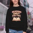 Book Lover Pregnancy Announcement Reveal Smut Youth Crewneck Sweatshirt Book Lover Pregnancy Announcement Reveal Smut Youth Crewneck Sweatshirt