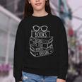 Book Lovers Books Because It’s Too Peopley Outside Youth Crewneck Sweatshirt Book Lovers Books Because It’s Too Peopley Outside Youth Crewneck Sweatshirt