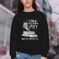 I Like My Book Spicy Read Reading Librarian Men Women Kids Youth Crewneck Sweatshirt