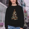 All Booked For Christmas Book Youth Crewneck Sweatshirt