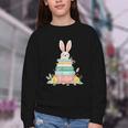 All Booked For Easter Shirt Bookworm Reading Book Reader Youth Crewneck Sweatshirt