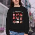 All Booked For Valentine Coquette Bow Girl Women Teacher Youth Crewneck Sweatshirt All Booked For Valentine Coquette Bow Girl Women Teacher Youth Crewneck Sweatshirt