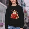 All Booked For Valentine’s Day Reading Teacher Youth Crewneck Sweatshirt