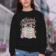 All Booked For Valentines Stacked Books Youth Crewneck Sweatshirt