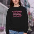 Bookish Galentines Day Valentine Book Club Matching Reader Youth Crewneck Sweatshirt