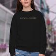 Books Coffee Youth Crewneck Sweatshirt