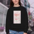 Books Flowers Art Flower Stack Pastel Feminine Youth Crewneck Sweatshirt Books Flowers Art Flower Stack Pastel Feminine Youth Crewneck Sweatshirt