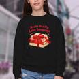 Books Are My Love Language Valentines Day For Books Lover Youth Crewneck Sweatshirt Books Are My Love Language Valentines Day For Books Lover Youth Crewneck Sweatshirt