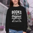 Books The Original Handheld Device Book Reading Youth Crewneck Sweatshirt