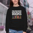 Never Too Many Books Read Book Reading Librarian Men Women Youth Crewneck Sweatshirt