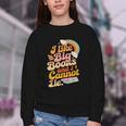 Books Reading Lover Bookworm Nerd Librarian Book Reader Youth Crewneck Sweatshirt