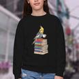 Bookworm Cockatiel Bird Reading Books Drinking Coffee Lover Youth Crewneck Sweatshirt Bookworm Cockatiel Bird Reading Books Drinking Coffee Lover Youth Crewneck Sweatshirt