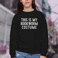 This Is My Bookworm Costume Halloween Easy Book Reading Youth Crewneck Sweatshirt This Is My Bookworm Costume Halloween Easy Book Reading Youth Crewneck Sweatshirt