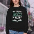 Bookworm Fictional Character Introvert Youth Crewneck Sweatshirt