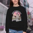 Born To Read Book Forced To Read Emails Skeleton Youth Crewneck Sweatshirt