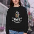 Born To Read Books Forced To Read Emails Book Lover Bookworm Youth Crewneck Sweatshirt Born To Read Books Forced To Read Emails Book Lover Bookworm Youth Crewneck Sweatshirt