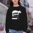 Cat Book Books And Cats Cat Lover Cat Mom Book Lovers Youth Crewneck Sweatshirt