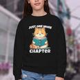 Cat Reading Books Bookworm Read One More Chapter Youth Crewneck Sweatshirt Cat Reading Books Bookworm Read One More Chapter Youth Crewneck Sweatshirt