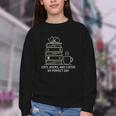 Cats Books And Coffee My Perfect Day Youth Crewneck Sweatshirt Cats Books And Coffee My Perfect Day Youth Crewneck Sweatshirt
