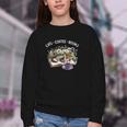 Cats Coffee Books Youth Crewneck Sweatshirt