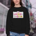 Certified Bookish Baddie Cute Book Lover Youth Crewneck Sweatshirt