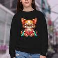 Chihuahua Reading a Book Dog Youth Crewneck Sweatshirt