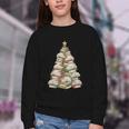 Christmas Book Tree Teacher Book Lover Xmas Librarian Youth Crewneck Sweatshirt Christmas Book Tree Teacher Book Lover Xmas Librarian Youth Crewneck Sweatshirt