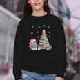 Christmas A Penguin Reading Book Snowflake Cocoa Hot Teacher Youth Crewneck Sweatshirt Christmas A Penguin Reading Book Snowflake Cocoa Hot Teacher Youth Crewneck Sweatshirt