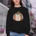 I Closed My Book To Be Here Fall Pumpkin Youth Crewneck Sweatshirt I Closed My Book To Be Here Fall Pumpkin Youth Crewneck Sweatshirt