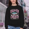 Closing This Chapter Retired Librarian 2025 Book Retirement Youth Crewneck Sweatshirt