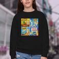 Comic Reader Comic Book Merch Vintage Reading Comic Books Youth Crewneck Sweatshirt Comic Reader Comic Book Merch Vintage Reading Comic Books Youth Crewneck Sweatshirt