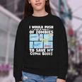 Comics Collecting Book Collector Guide Comics Lover Youth Crewneck Sweatshirt