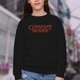 Constant Reader Fan Of Horror Suspense Books Bibliophile Youth Crewneck Sweatshirt
