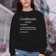 Cookbooks Cookbook Lovers Chefs Fake Definition Youth Crewneck Sweatshirt