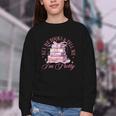 Coquette Aesthetic Bow Buy Me Books & Tell Me I'm Pretty Youth Crewneck Sweatshirt