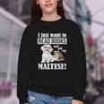 Cute Glasses Read Books & Pet My Maltese Lover Youth Crewneck Sweatshirt Cute Glasses Read Books & Pet My Maltese Lover Youth Crewneck Sweatshirt